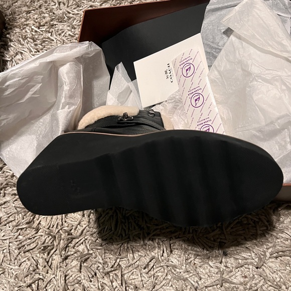 Brand New Coach Sherpa Boots in a size 11 for sale. - Picture 3 of 4